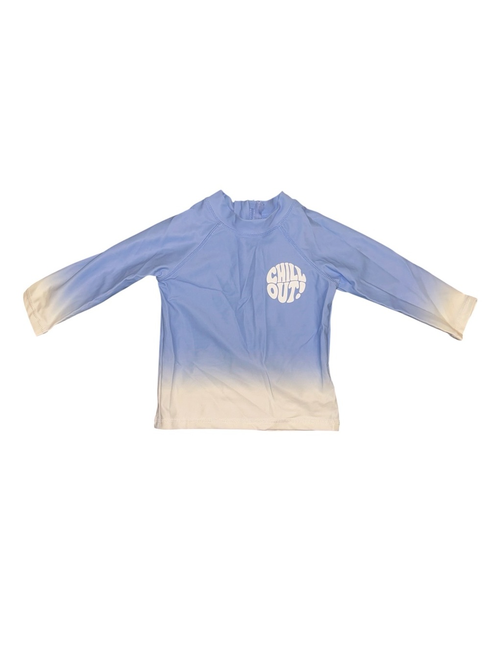 Kids Blue Ombre Rash Guard funky ombré  "Chill Out”